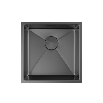 Кухонная мойка Zorg Zerox U/IF 45х45 PVD Gunblack Кухонная мойка Zorg Zerox U/IF 45х45 PVD Gunblack