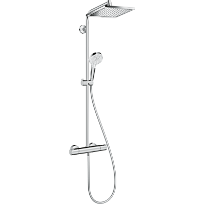 Душевая система термостатическая Hansgrohe Crometta E Showerpipe 1jet EcoSmart 27281000