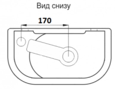 Умывальник CeramaLux 78204L