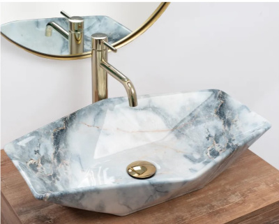 Умывальник Rea Vegas Granit Shiny 55х35 U5602