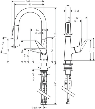 Смеситель Hansgrohe Talis 72815800