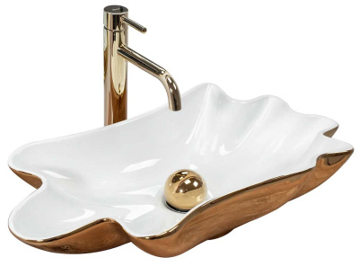 Умывальник Rea Sea Infinity White Gold 60х35 U3400