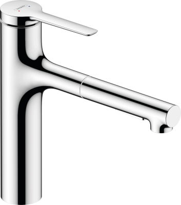 Смеситель с выдвижным изливом Hansgrohe Zesis 74801000