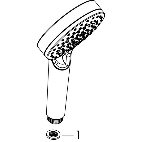 Душевая лейка Hansgrohe Crometta 1jet Green 26334400