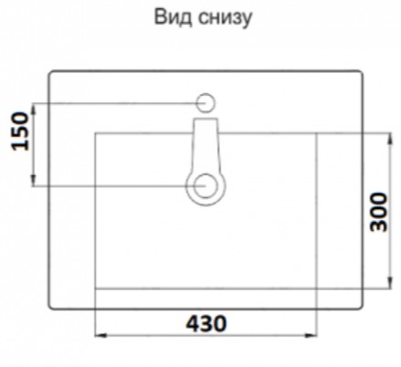 Умывальник CeramaLux 840-60