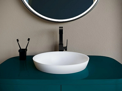 Умывальник Salini Marea 03 40x40 (S-Stone, матовый) Умывальник Salini Marea 03 40x40 (S-Stone, матовый)