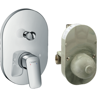 Смеситель встраиваемый Hansgrohe Logis 71409000 с монтажной частью