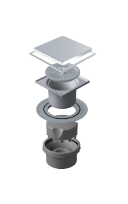 Точечный трап 2в1 Pestan Confluo Standart Vertical Plate 10x10 13704225 Точечный трап 2в1 Pestan Confluo Standart Vertical Plate 10x10 13704225