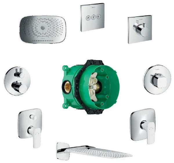 Встраиваемая часть смесителя Hansgrohe iBox Universal 01800180