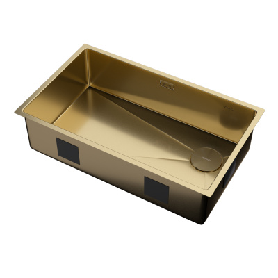 Кухонная мойка Zorg Zerox U/IF Side SF 75х45 PVD Gold