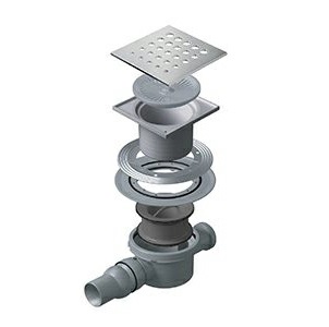 Душевой трап Pestan Confluo Drops 2 Mask 15x15 no flange 13000204