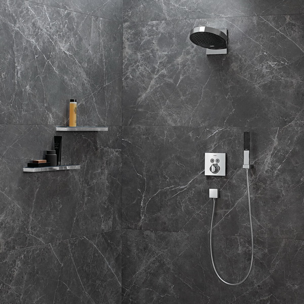 Тропический душ Hansgrohe Rainfinity 250 1jet EcoSmart 26227000 с держателем