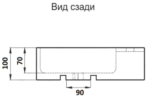 Умывальник CeramaLux 9048DL