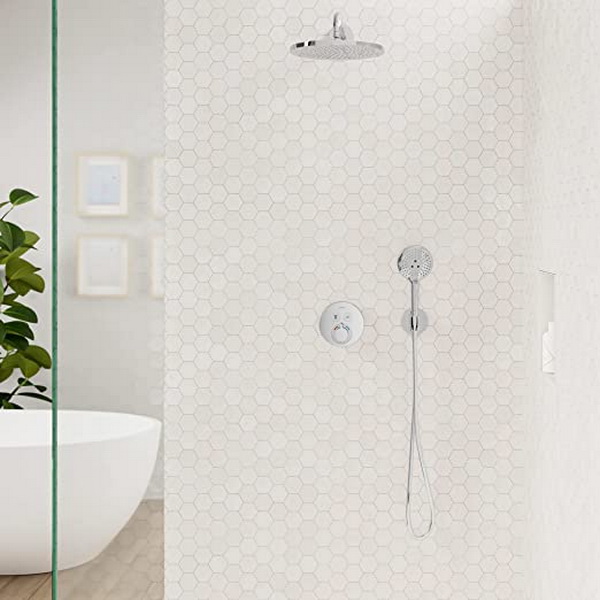 Подключение душевого шланга Hansgrohe Fixfit S 26888000 с держателем