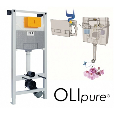 Инсталляция для унитаза Oli 120 Plus OliPure Fresh Инсталляция для унитаза Oli 120 Plus OliPure Fresh