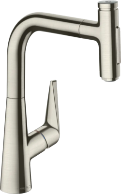 Смеситель с выдвижным изливом Hansgrohe Talis 73868800