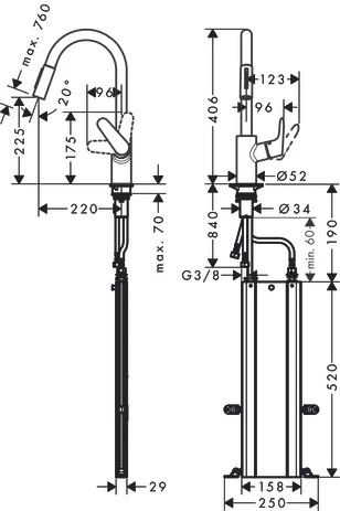 Смеситель Hansgrohe Focus73880000