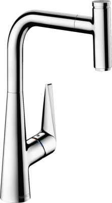 Смеситель с выдвижным изливом Hansgrohe Talis 73853000