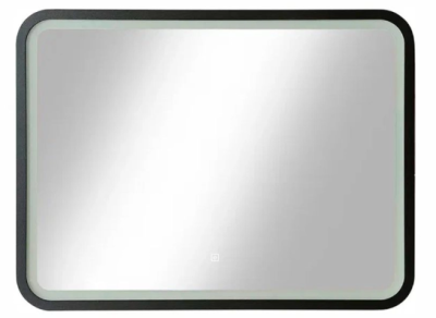 Зеркало Continent Enjoy Black LED 80 80х60