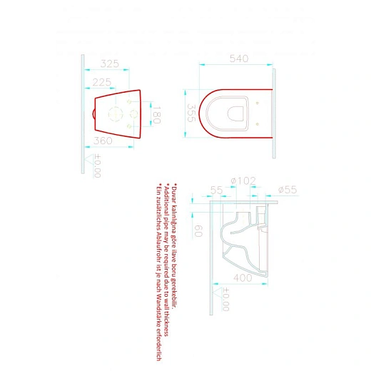 Подвесной унитаз VitrA Sanibelle SmoothFlush Подвесной унитаз VitrA Sanibelle SmoothFlush
