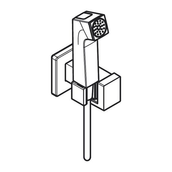 Гигиенический душ Hansgrohe Bidette 1jet E EcoSmart+ 29231000