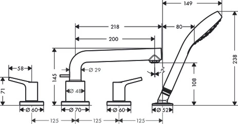 Смеситель Hansgrohe Talis 72419000