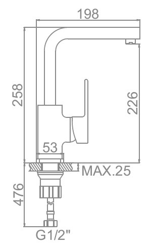 Смеситель Ledeme 4030-2 Смеситель Ledeme 4030-2