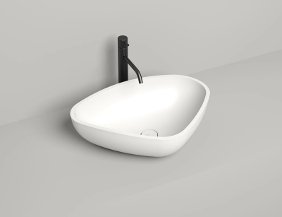 Умывальник Salini Gloria 06 55x40 (S-Stone, матовый) 55x40 см Умывальник Salini Gloria 06 55x40 (S-Stone, матовый) 55x40 см