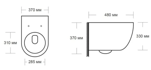 Комплект инсталляции с унитазом Milleau Alby MR0425-A5.203 GW/2.02 с кнопкой смыва