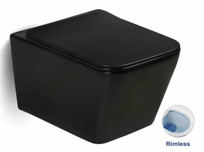 Унитаз подвесной Vincea Q-Line VT1-12MB Унитаз подвесной Vincea Q-Line VT1-12MB