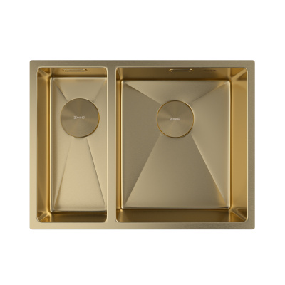 Кухонная мойка Zorg Zerox U/IF-L 60х45 PVD Gold Кухонная мойка Zorg Zerox U/IF-L 60х45 PVD Gold