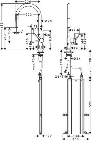 Смеситель Hansgrohe Talis 72803000