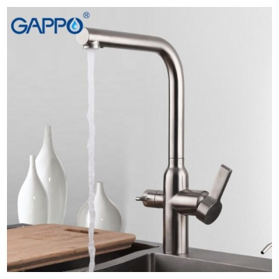 Смеситель с краном для питьевой воды Gappo G4399-4 Смеситель с краном для питьевой воды Gappo G4399-4
