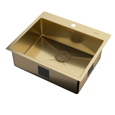 Кухонная мойка Zorg Zerox IF 60х50 PVD Gold