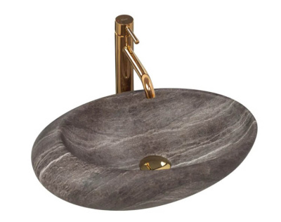 Умывальник Rea Roxy 50х30 A Stone D.Grey U6649