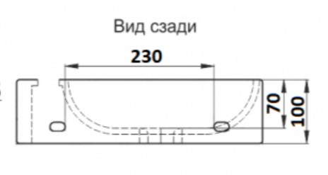 Умывальник CeramaLux 78204L