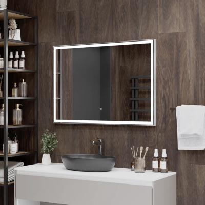 Зеркало Continent Strong Gray LED 80/100/120 80х60