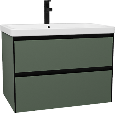 Тумба подвесная под умывальник ViMark Geneva Green 70 Тумба подвесная под умывальник ViMark Geneva Green 70