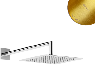 Тропический душ Bruma QuadraBlue 1456262SR с держателем