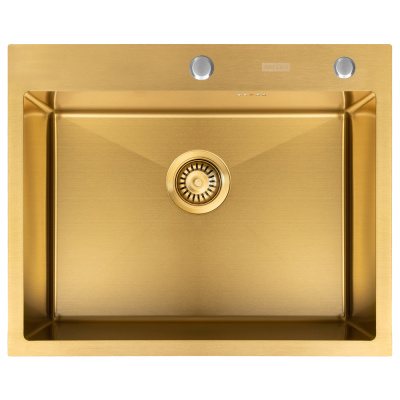 Кухонная мойка Arfeka Eco AR Gold PVD Nano 60х50