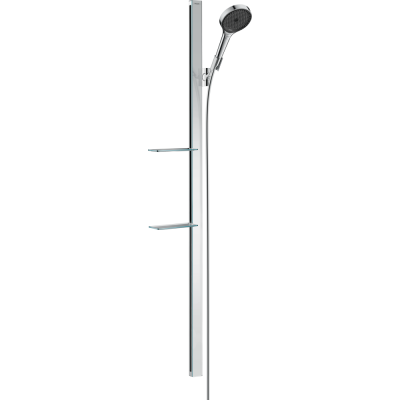 Душевой гарнитур Hansgrohe Rainfinity 3jet EcoSmart 27674000 с полкой