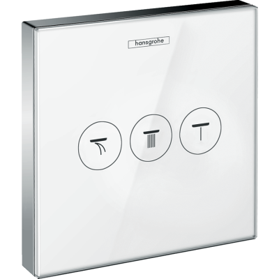 Переключатель потоков Hansgrohe ShowerSelect Glass 15736400