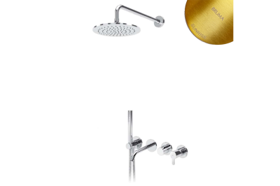 Душевая система встраиваемая Bruma Leaf 1672400SR Душевая система встраиваемая Bruma Leaf 1672400SR