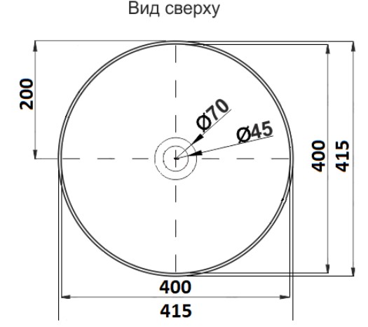 Умывальник CeramaLux 9381