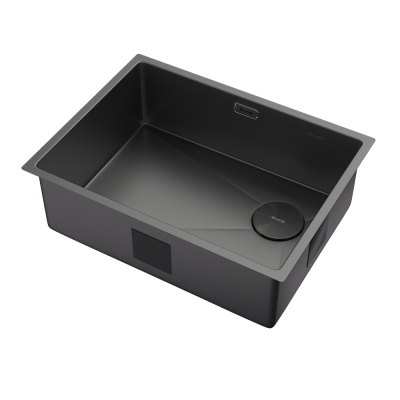 Кухонная мойка Zorg Zerox U/IF Side SF Zurinox 60х45 PVD Gunblack Кухонная мойка Zorg Zerox U/IF Side SF Zurinox 60х45 PVD Gunblack