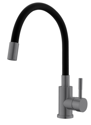 Смеситель для кухни с гибким изливом Esko Snake K44GMB Смеситель для кухни с гибким изливом Esko Snake K44GMB