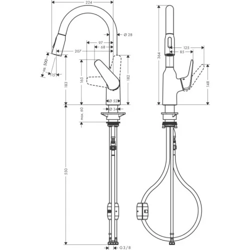 Смеситель Hansgrohe Focus 71862000
