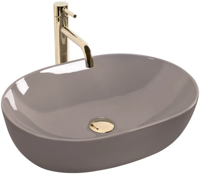 Умывальник Rea Lisa Beige Shiny U6380