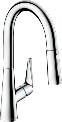 Смеситель с выдвижным изливом Hansgrohe Talis 73850000