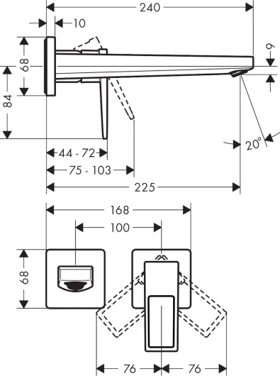 Смеситель Hansgrohe Metropol 74526000